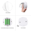 Spots sans fil à piles, mini éclairages d'accentuation, projecteurs LED d'intérieur à intensité variable avec télécommande, à coller 3