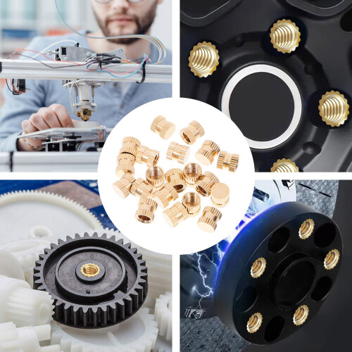 20St Messing Threaded Inserts Met Vrouwelijke Voor 3D Printen 2