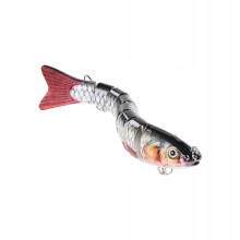 Wobbler PIKE ZANDER Jointed F145 SØLV-RØD