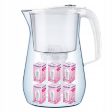 Aquaphor Provence 4,2L filterkande + 6 patroner, hvid