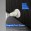 Deurstopper Met Magnetische Houding Wit 4