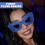 2St Cool Feestbril Met Veilige Plastic Frame Accessoires 1
