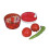 (κοίλη άκρη) Tupperware Chef Turbo-chef Κόκκινο Συμβατό με τον κρεμμυδοκόφτη D158 Speedy B 3