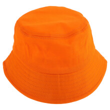 1Oranje Bucket Hoed Strand Vissen Jacht Outdoor Hoed