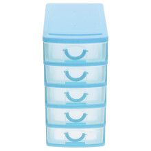 5-Laags Blauwe Organizer Met Lades Voor Kantoor En Sieraden
