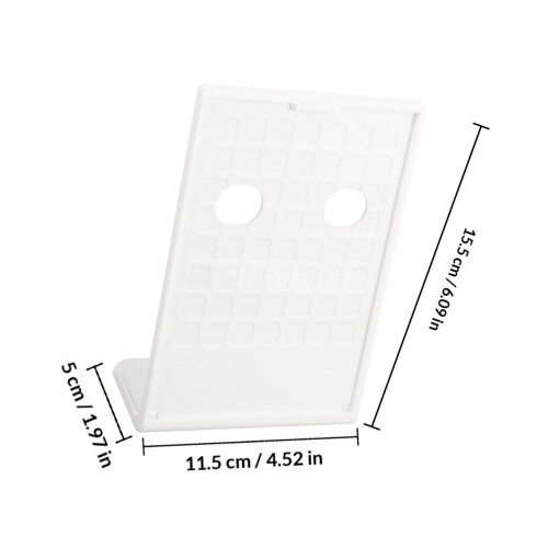 2St Witte ABS Menu Displayhouder Met Veelzijdig Design 1