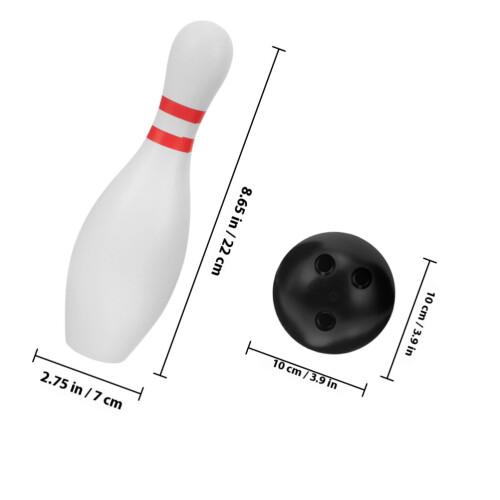 2Sets Compacte Bowling Set Voor , Motoriek Voor Kids 1