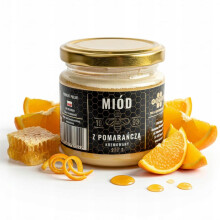Cremet honning med appelsin 220g polsk premium