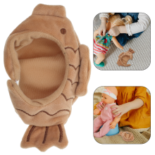 Mini Katoenen Cosplay Hoed Lichtbruin Voor Poppenlook