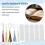 15 Pieces Blank Clear Acrylic Bookmarks with Hanging String, Clear Acrylic Bookmarks with Hanging String 6