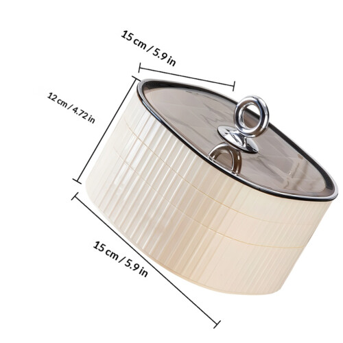 1Organizer Voor Ringen Oorbellen En Horloges Wit 1