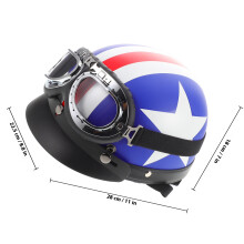 1Klassieke ABS Motorhelm Veelzijdig En Licht Voor Dagelijks Gebruik