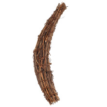 1X Unieke Maansikkel Krans Van Handgevlochten Rattan Voor Crafts