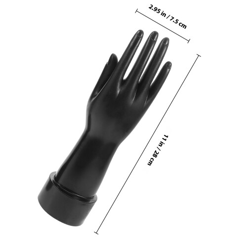 2St Decoratieve Handmodel Ringhouder Voor Etalage En 1