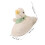 1Paar Comfortabele Indoorslippers Rubberen Zool 2