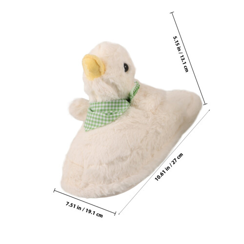 1Paar Comfortabele Indoorslippers Rubberen Zool 1