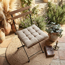 Almofada de Cadeira exterior 40 x 40 cm Waltz bege