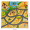 Skummatte for barn safaripuslespill 9el 93x93cm 5