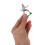 1Set Herbruikbare Voetbal Taartdecoratie Mini Speelers Set 5