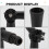 2Pcs Rotatable Angle Adaptor Extension Pole Attachments for Threaded Extension Pole Paint Pole Adapter Attach to Duster 2