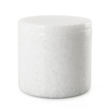 Q-BATH PREMIUM DECOR 1532 hvid marmor kosmetikbeholder