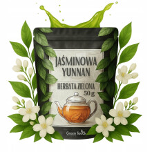 Grøn te Jasmin Yunnan 50 g Yunnan med naturlig jasmin