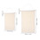 2St Broches Collectie Houder Display Beige Polyester Mix 2