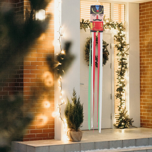1Hanging Windsock Notenkraker Multikleuren Polyester Outdoor 2