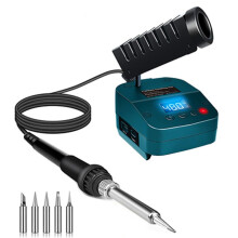 Soldering Iron Station Kit for 18V Battery Cordless Soldering Iron with Digital LCD Display USB&Type-C Port