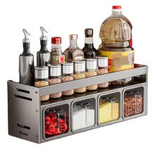 SpiceRack Organizer Wall Mounted Kitchen Spice Rack for Countertop Seasoning Box Spice Organizer for Kitchen Seasoning B