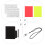1Set Professionele Scheidsrechter Kit Met Vlaggen Rood Kaarten 4