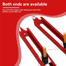 Profile Scribing Ruler Contour Gauge Scribe Tool Adjustable Pencil Holder Woodworking Corner Measuring