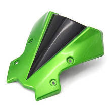 Motorcycle Front Windshield Screen Viser Visor Wind Deflectors Fairing for Z650 Z900 2020-2022 Green & Black