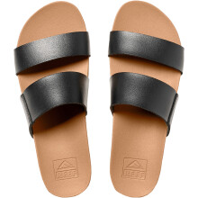 (UK 6, Black) Reef Womens Cushion Vista Summer Beach Holiday Slide Sliders Sandals