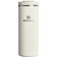 (OS, Cream Gloss) Stanley The Transit Fliptop Mug 0.35L Travel Mug