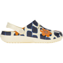 (6, Giant Square Flower Orange) Regatta Womens Orla Kiely Casual Summer Beach Poolside Garden Clog Sandals