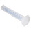 3X 500 Ml Plastic Transparent Graduated Tube. 4
