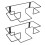 2St Wandgemonteerde Dooshouder Voor Handschoenen En Tissues 5