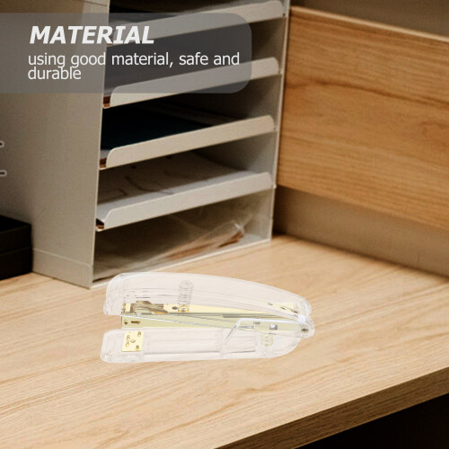 Lichtgewicht Plastic Nietmachine Met Transparant Design 2