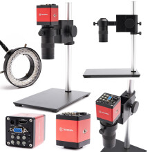 Techrebal "Banito" B1523 100x digitalt mikroskop med 150x230 mm base + Red Lagoon FHD2MPR kamera + illuminator