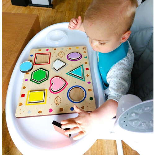 Montessori formsortering af træ