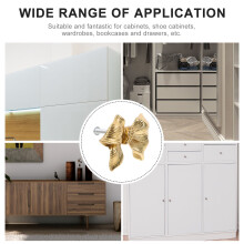 2Sets Luxe Messing Bow Handgrepen Voor Ladekasten En Meubels
