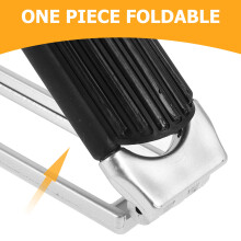1X Compacte Opvouwbare Haarborstel Met Spiegel ABS Materiaal