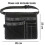 (Black) 5pocket Single Side Tool Adjustable Belt Pouch/work Apron Canvas 5