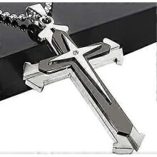 Men's Titanium Cross Necklace