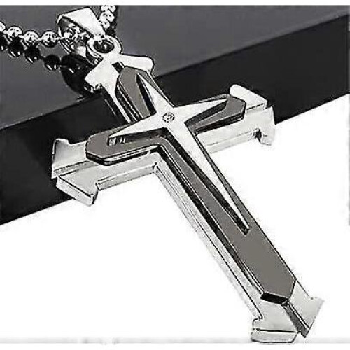 Men's Titanium Cross Necklace