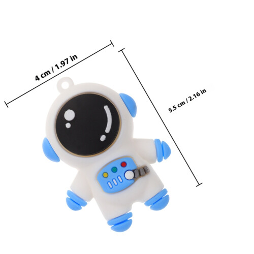 4St Creatieve Blauwe Astronaut Vlotter Visbak Decor 1