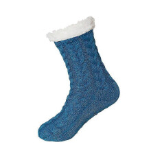 (Lake) 3 Pairs Warm Socks Autumn And Winter Thickened Plus Velvet -skid Socks Sleep Socks, Carpet Floor Socks