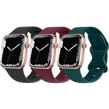 3x APPLE WATCH-REM 42/44/45/49 mm SE/9/8/7/6/5/4/3/2 FORSKELLIGE FARVER