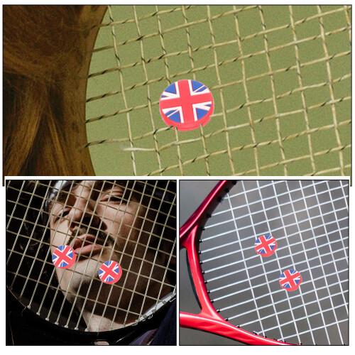 5St Vibration Dampener Tennis Racket Schokabsorber Rood 2